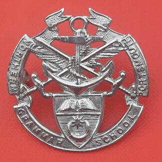 Northern Grammar School Portsmouth C.C.F - Chromed Cap Badge.