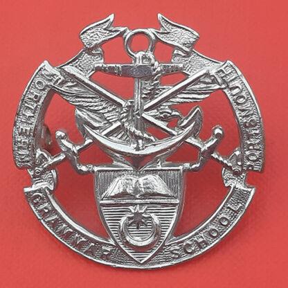 Northern Grammar School Portsmouth C.C.F - Chromed Cap Badge.