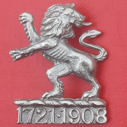 Price's School Fareham C.C.F - White Metal Cap Badge.