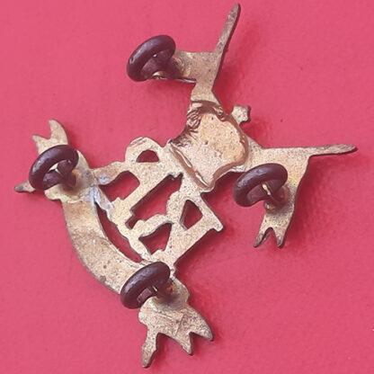 Her Majesty's Reserve Regiment Of Lancers - Queen Victoria's Crown Bi Metal Cap Badge. - Image 2
