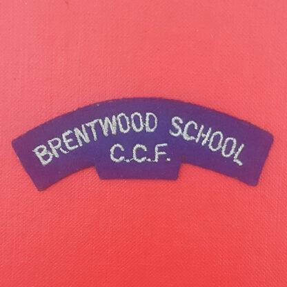 Brentwood School C.C.F - Woven Cloth Shoulder Title.