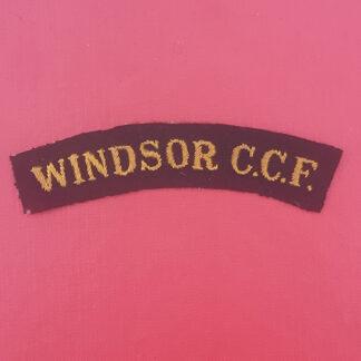 Windsor C.C.F - Woven Cloth Shoulder Title.