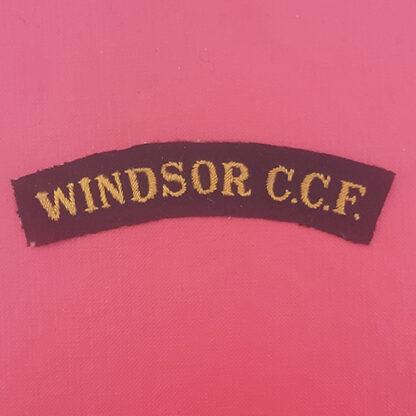 Windsor C.C.F - Woven Cloth Shoulder Title.