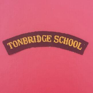 Tonbridge School C.C.F - Woven Cloth Shoulder Title.