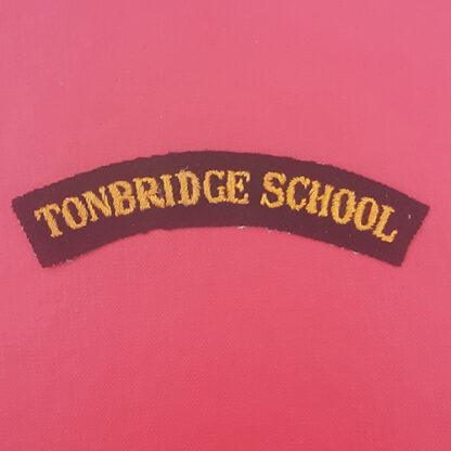 Tonbridge School C.C.F - Woven Cloth Shoulder Title.