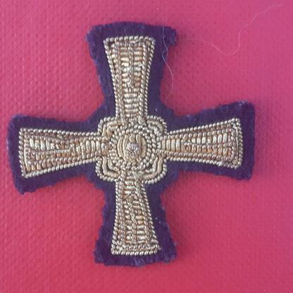 Durham University O.T.C - Officer's Bullion Cloth Cap Badge.
