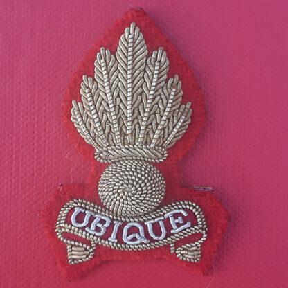 The Royal Artillery - Officer's  Bullion Cloth Cap Badge.