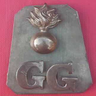 The Grenadier Guards - 1st Pattern Gilding Metal Shoulder Title.