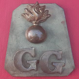 The Grenadier Guards - 1st Pattern Gilding Metal Shoulder Title.