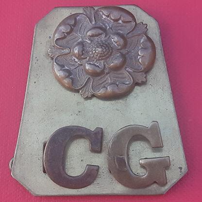 The Coldstream Guards - Gilding Metal Shoulder Title.