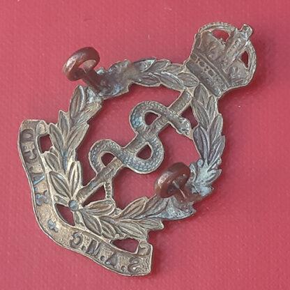(South Africa) The South African Medical Corps - King's Crown Gilding Metal Cap Badge. - Image 2