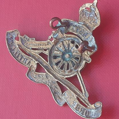 The Transvaal Horse Artillery - King's Crown Gilding Metal Cap Badge. - Image 2
