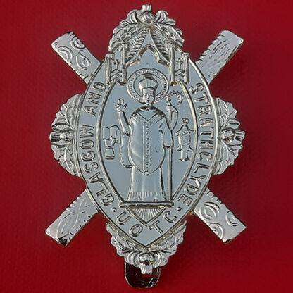 Glasgow & Strathclyde U.O.T.C - Gold Anodised Cap Badge.