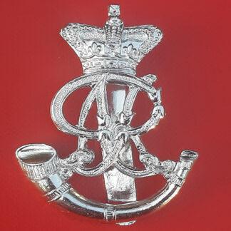 The Oxfordshire Territorials - Silver Anodised Cap Badge.