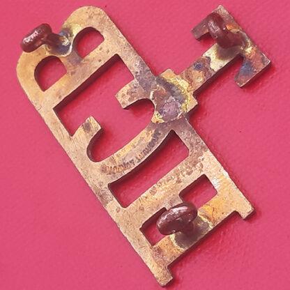 The Highland Cyclist Batallion Territorials - Gilding Metal Shoulder Title. - Image 2