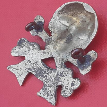 17th/21st Lancers - White Metal Cast N.C.0's Arm Badge. - Image 2