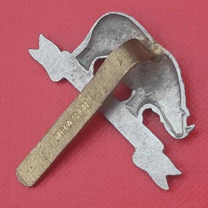 (India) The Assam Regiment - White Metal Cast Cap Badge. - Image 2