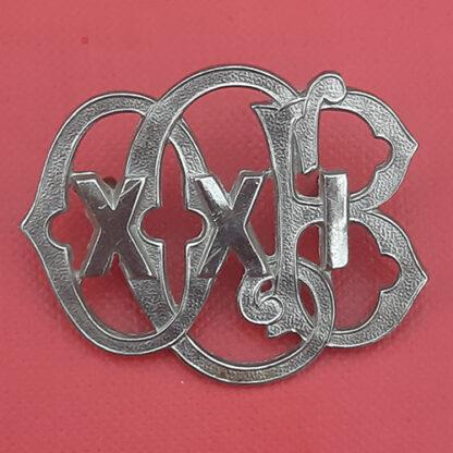 21st Officer Cadet Battalion - White Metal Cap Badge.
