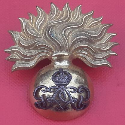 The Grenadier Guards - Warrant Officer's Silver & Gilt Cap Badge.