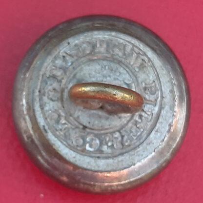 (India) Hyderabad Volunteer Rifles - 16 mm Silver Plated Metal Button. - Image 2