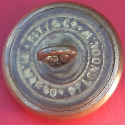 (India) Indian Medical Service - 25 mm Queen Victoria's Crown Gilt Button. - Image 2