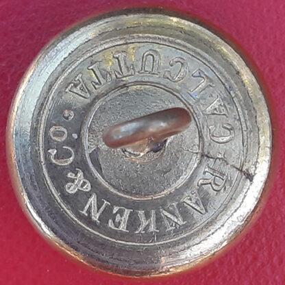 (India) Indian Staff Corps - 19 mm Queen Victoria's Crown Gilt Button. - Image 2