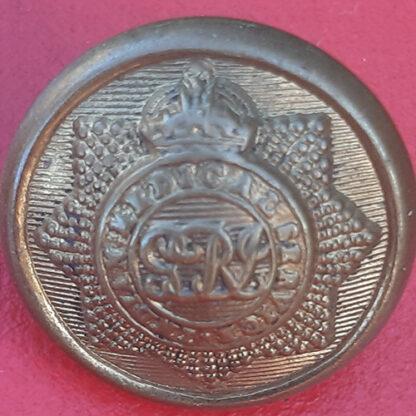 (India) Indian Medical Service - 19 mm King's Crown Gilt Button.