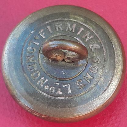 (India) Indian Medical Service - 19 mm King's Crown Gilt Button. - Image 2