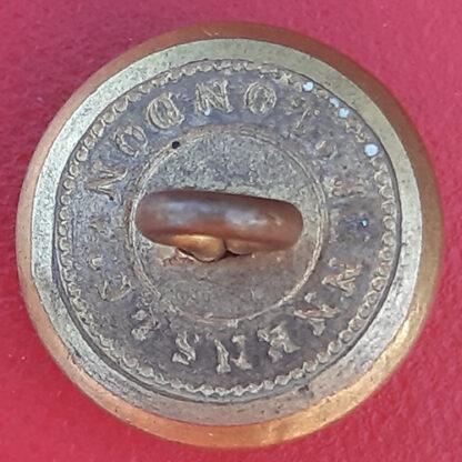 (India) Indian Medical Service - 17 mm Queen Victoria's Crown Gilt Button. - Image 2