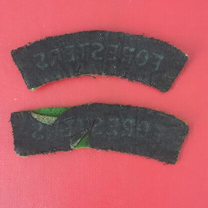 The Sherwood Foresters (Notts & Derby) - Cloth Woven Shoulder Titles. - Image 2
