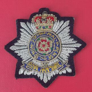 Royal Hampshire Regiment - Officers Bullion Cap Badge.
