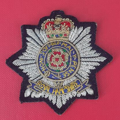 Royal Hampshire Regiment - Officers Bullion Cap Badge.