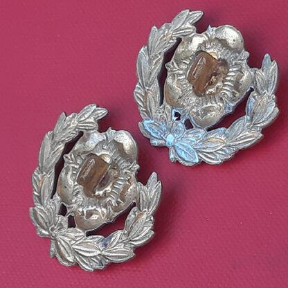 The Royal Hampshire Regiment - Gilding Metal Collar Badges. - Image 2