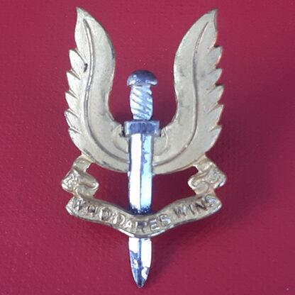 The Special Air Service - Silver & Gilt Collar Badge.