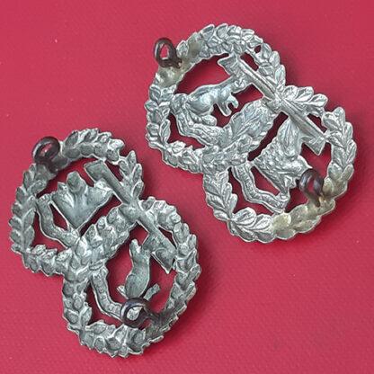 The Argyll & Sutherland Highlanders - White Metal Collar Badges. - Image 2