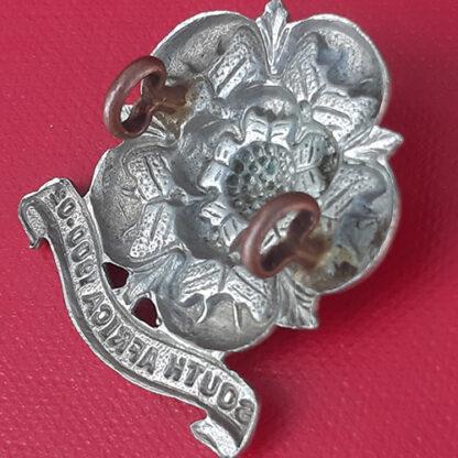 2nd Volunteer Battalion The East Lancashire Regiment - White Metal Collar Badge. - Image 2
