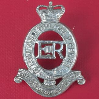 The Royal Horse Artillery - Queen's Crown Cap / Collar Badge.