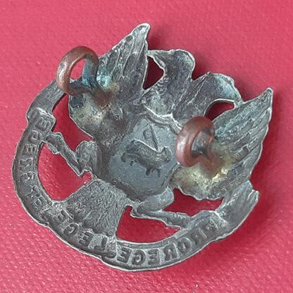 The Royal Perthshire Rifle Regiment Of Militia  - White Metal Collar Badge. - Image 2