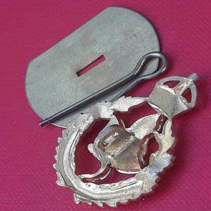 The Queen's Own Worcestershire Hussars - Bi Metal Collar Badge. - Image 2