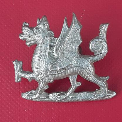 The South Wales Borderers Brecknockshire Battalion - Gilding Metal Collar Badge.