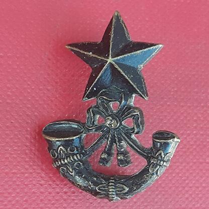 The Cameronians (Scottish Rifles) Blackened Collar Badge.
