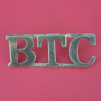 Bank Top Cadets - Gilding Metal Shoulder Title.