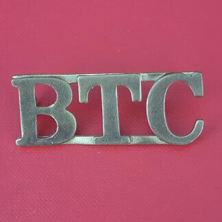 Bank Top Cadets - Gilding Metal Shoulder Title.