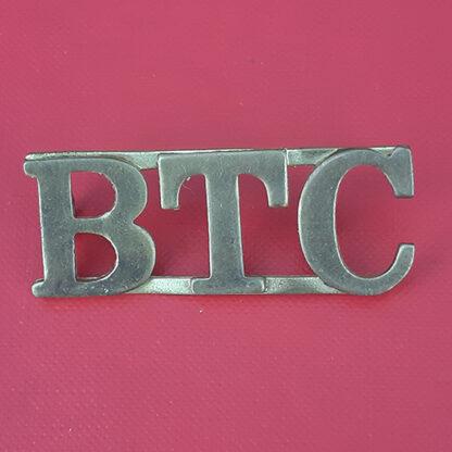 Bank Top Cadets - Gilding Metal Shoulder Title.
