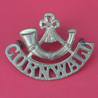 The Duke Of Cornwall's Own Light Infantry - Gilding Metal Shoulder Title.