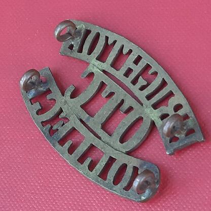 Brighton College O.T.C - Gilding Metal Shoulder Title. - Image 2