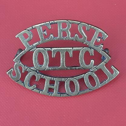 Perse School O.T.C - Gilding Metal Shoulder Title.