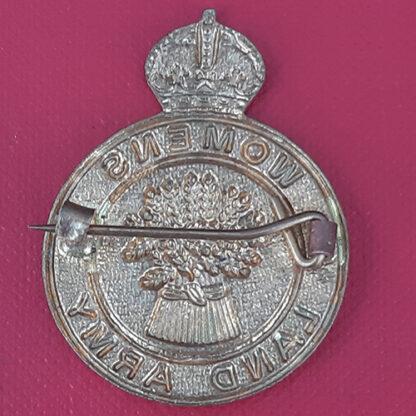 Women's Land Army - King's Crown Enamelled Pin Back Brooch. - Image 2