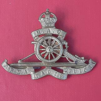 The Honourable Artillery Company - King's Crown Officer's Gilt Cap Badge.