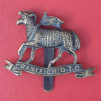 Cranleigh O.T.C - Gilding Metal Cap Badge.